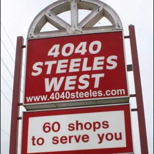 4040 Steeles West sign